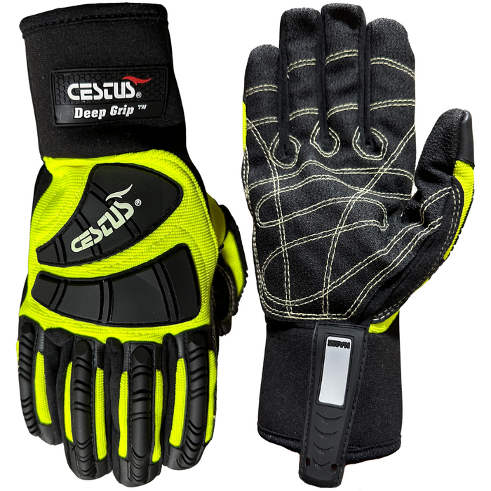 Deep Grip, 3026. Skid-X® PVC Palm, ANSI Cut Level A2