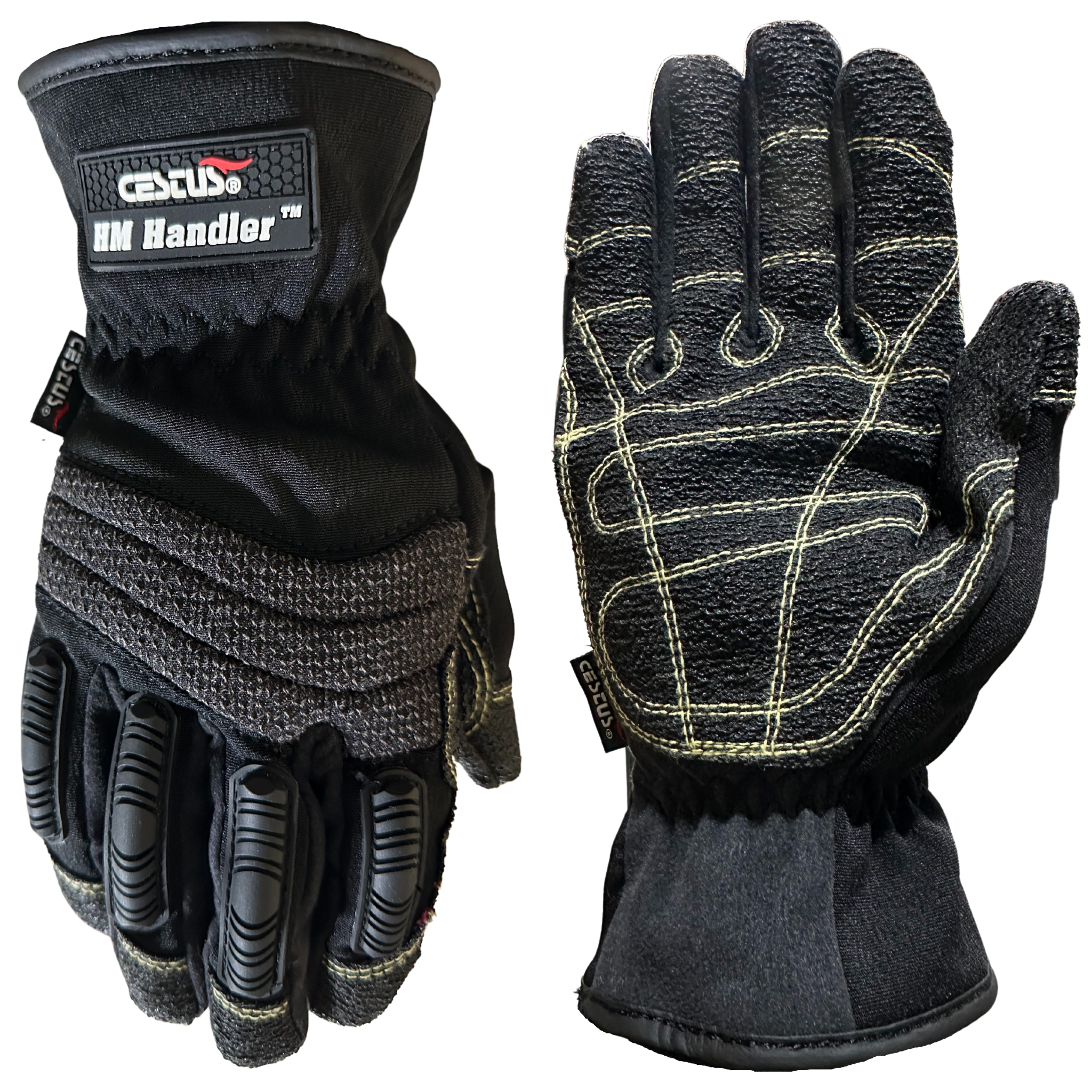Cestus Armored Gloves - HM Handler #4021 #4022 2XL / Black