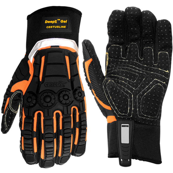 Deep II Gel , 3045. Synthetic Leather Palm, Gel Padded, PVC Dotted