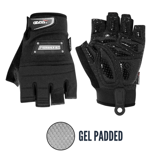 TrembleX-5, Fingerless Vibration Dampening Gloves Cestus TrembleX-5, Fingerless Vibration Dampening Gloves Cestus