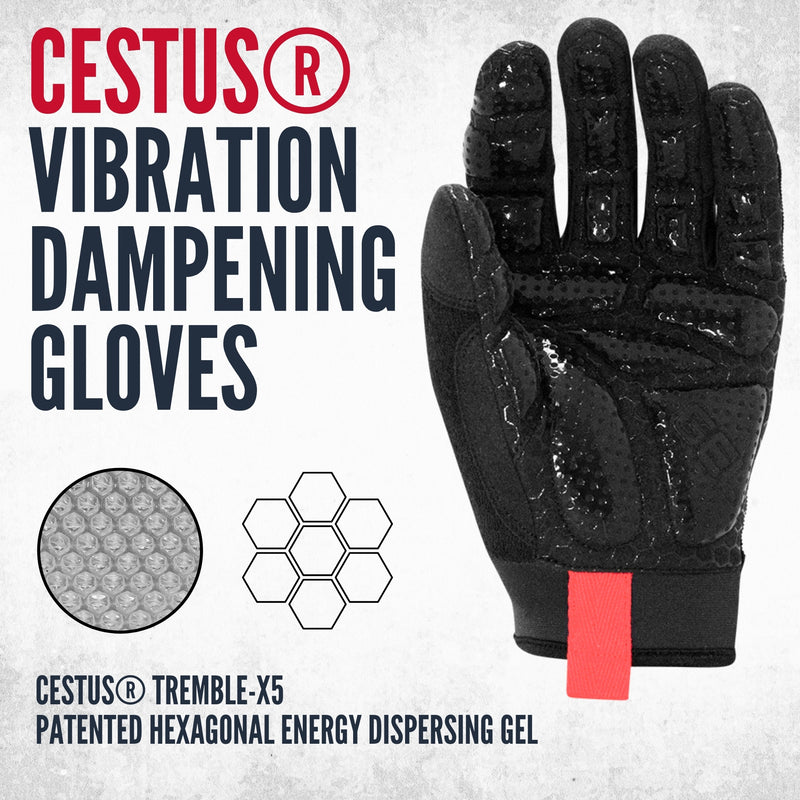 Cestus 2011 TrembleX Anti-Vibration Gloves Extra Large Cestus 2011 TrembleX Anti-Vibration Gloves Extra Large