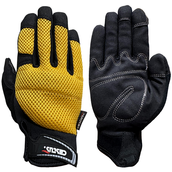 EZ Mesh. Synthetic Leather Palm, Breathable Mesh