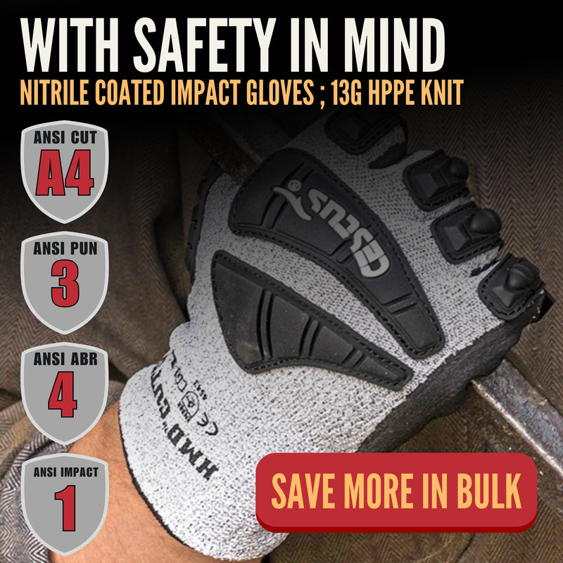 3008 Impact Gloves, 3/10 Pairs