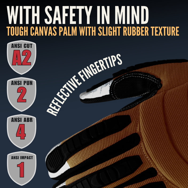 8015 Impact Gloves, 3/10 Pairs