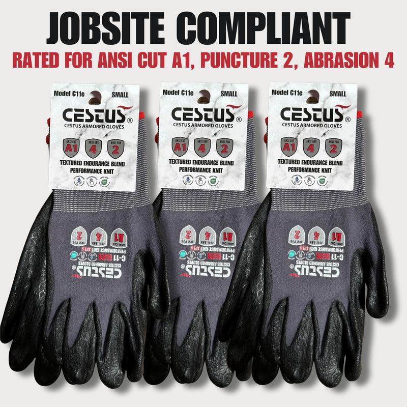C11e Foam Nitrile Coated Work Gloves