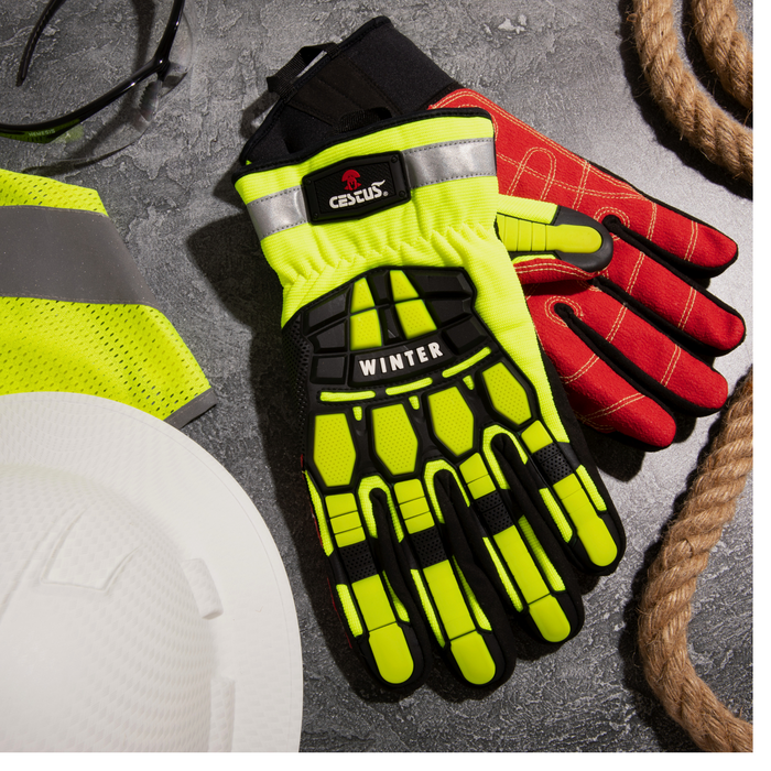 Deep III Pro Winter, 5207. Skid-X® PVC Palm, 100g 3M® Thinsulate, Waterproof, ANSI Cut Level A9