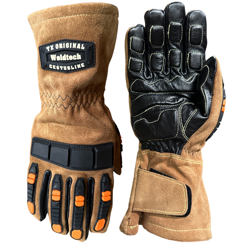 7027 Impact Welding Gloves, Gel Padded Palm