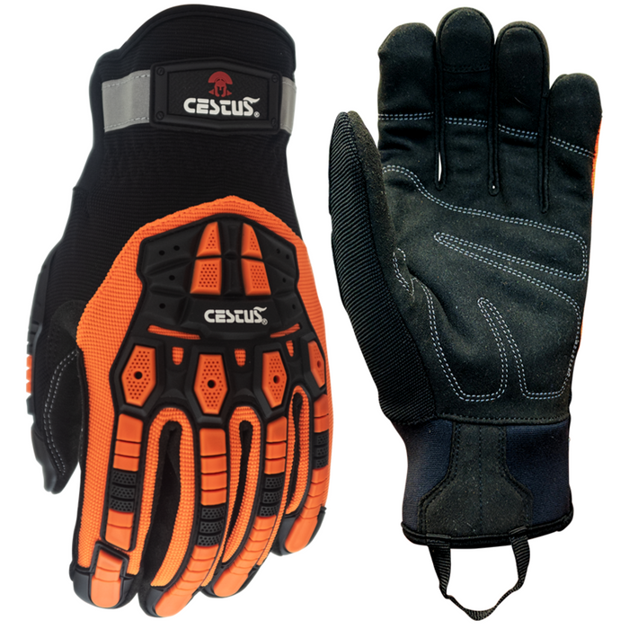 HandMax Pro, 6161. Dense Fabric Palm, SlashWeave®, Double-Stitched, Cut Level A6